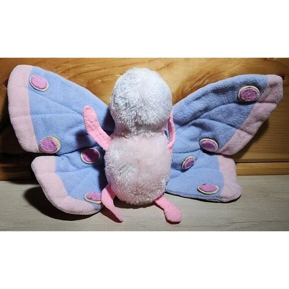 Dakin Other - Vintage 1981 Dakin Pink Blue Butterfly Plush 6" nutshell stuffed Felt legs